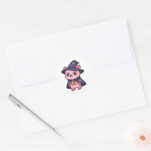 Lunaria, de Maantovenares Ronde Sticker (Envelop)