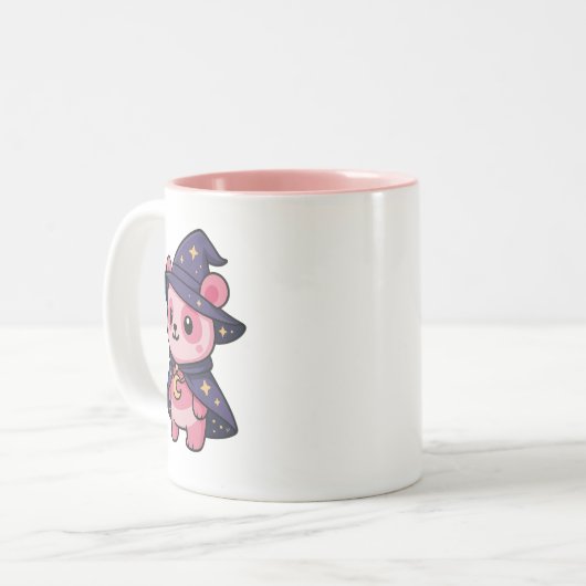 Lunaria, de Maantovenares Tweekleurige Koffiemok (Voorkant links)