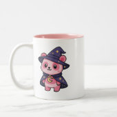 Lunaria, de Maantovenares Tweekleurige Koffiemok (Links)