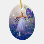 Lunaria, de Twilight Fairy Keramisch Ornament (Achterkant)