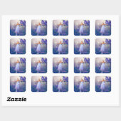 Lunaria, de Twilight Fairy Vierkante Sticker (Vel)