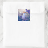 Lunaria, de Twilight Fairy Vierkante Sticker (Tas)