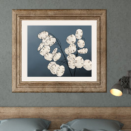 Lunaria Silver Dollar Money Plant Print