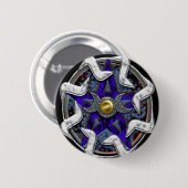 lunarpentakel ronde button 5,7 cm (Voorkant /achterkant)