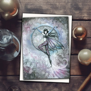Luna's Ascent Feeërieke Kunst van Molly Harrison Kaart