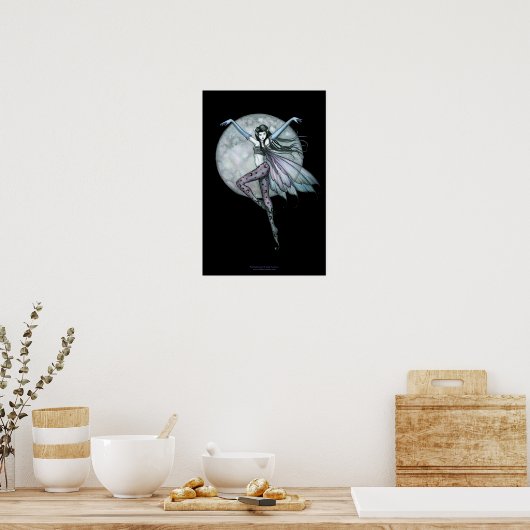 Luna's Ascent Gothic Fairy Poster (Keuken)