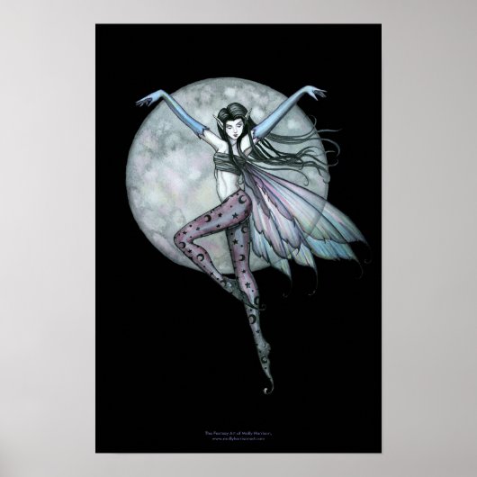 Luna's Ascent Gothic Fairy Poster (Voorkant)