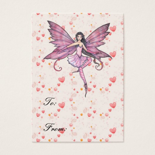 Luna's Dance Fairy Cadeau Labels Visitekaartjes (Voorkant)