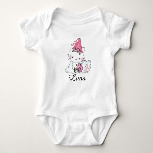 Luna's gepersonaliseerde Baby cadeaus Romper (Voorkant)