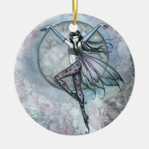 Luna's Opstijgende Feeënornament Keramisch Ornament