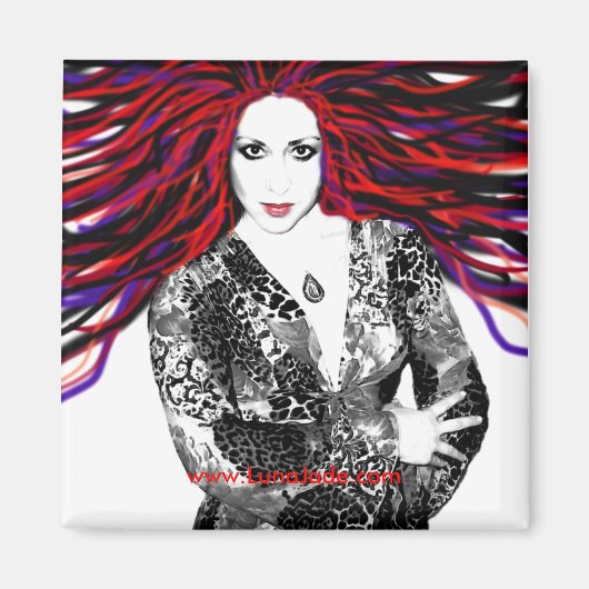 Luna's Wild Hair Magnet (Voorkant)