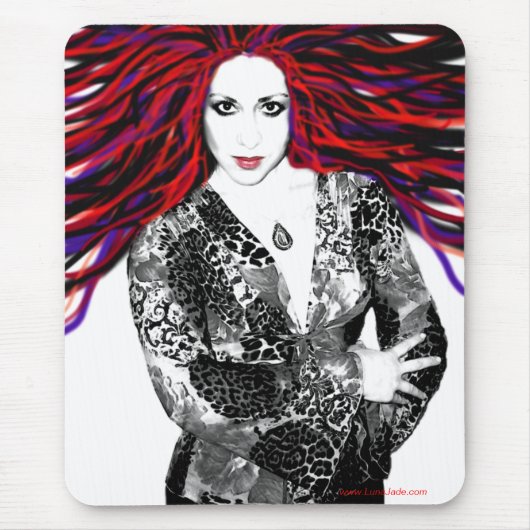 Luna's Wilde Hair Mousepad Muismat (Voorkant)
