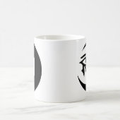 LunaSees Logo Mok (zwart met jade iris) (Center)