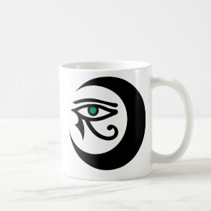 LunaSees Logo Mok (zwart met jade iris)