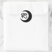 LunaSees Logo Sticker (zwart / jade eye) (Tas)