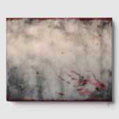 Lunatic Asylum Halloween Verjaardag Gastenboek (Achterkant)