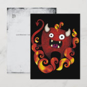 Lunatik. Briefkaarten demon (Voorkant / Achterkant)