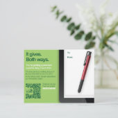LunaTik Touch Pen Gift card - Alloy Briefkaart (Staand voorkant)