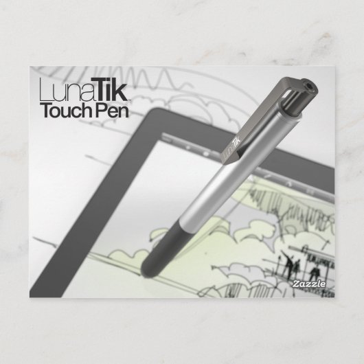 LunaTik Touch Pen Gift card - Alloy Briefkaart (Achterkant)