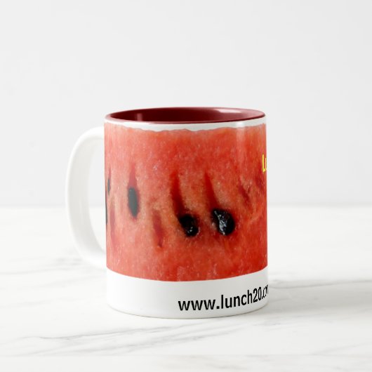 Lunch 2.0 Mok - Watermeloen (Voorkant links)
