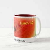 Lunch 2.0 Mok - Watermeloen (Voorkant rechts)