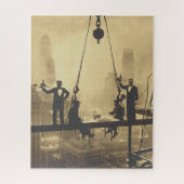 Lunch Atop A Sky Scraper Part Deux NYC Legpuzzel (Verticaal)