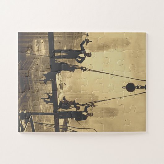 Lunch Atop A Sky Scraper Part Deux NYC Legpuzzel (Horizontaal)