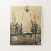 Lunch Atop A Sky Scraper Part Deux NYC Legpuzzel (Verticaal)