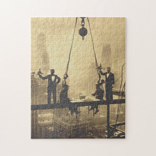 Lunch Atop A Sky Scraper Part Deux NYC Legpuzzel (Verticaal)