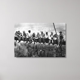 Lunch Atop A Skyscraper 1932 NYC Ironwerkers Canvas Afdruk