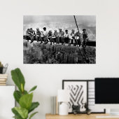 Lunch Atop A Skyscraper 1932 NYC Ironworkers Large Poster (Thuiskantoor)