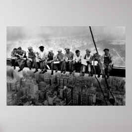 Lunch Atop A Skyscraper 1932 NYC Ironworkers Large Poster