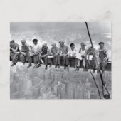 Lunch Atop A Skyscraper Briefkaart (Voorkant)