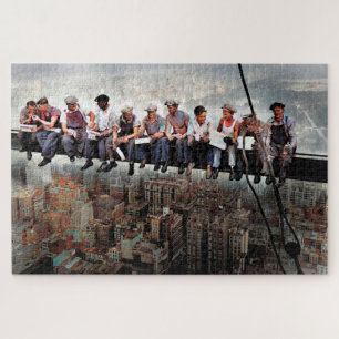 Lunch Atop  A Skyscraper C1932 Kleur Redux Legpuzzel
