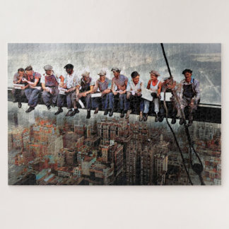 Lunch Atop A Skyscraper C1932 Kleur Redux Legpuzzel