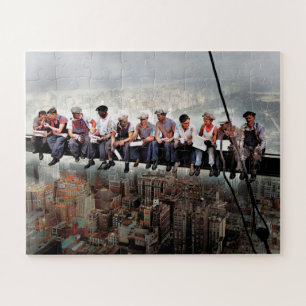 Lunch Atop  A Skyscraper C1932 Kleur Redux Legpuzzel