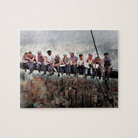 Lunch Atop A Skyscraper C1932 Kleur Redux Legpuzzel (Horizontaal)