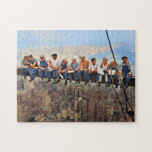 Lunch Atop A Skyscraper C1932 Kleur Redux Legpuzzel