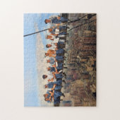 Lunch Atop A Skyscraper C1932 Kleur Redux Legpuzzel (Verticaal)