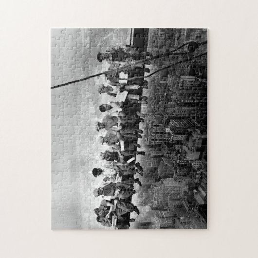 Lunch Atop A Skyscraper C1932 New York Legpuzzel (Verticaal)