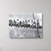 Lunch Atop A Skyscraper Canvas Afdruk (Voorkant)