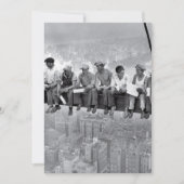 Lunch Atop A Skyscraper Kaart (Voorkant)