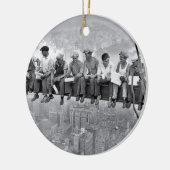 Lunch Atop A Skyscraper Keramisch Ornament (Links)