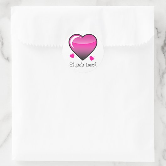 Lunch Bag Label gepersonaliseerd (Tas)