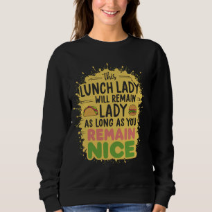 Lunch Boss Cafetaria Arbeider Lady Cook Lunch Lady Trui