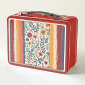 Lunch Box - bloem & streep (Achterkant)