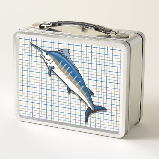 Lunch Box - Blue Marlin on Pset (Achterkant)