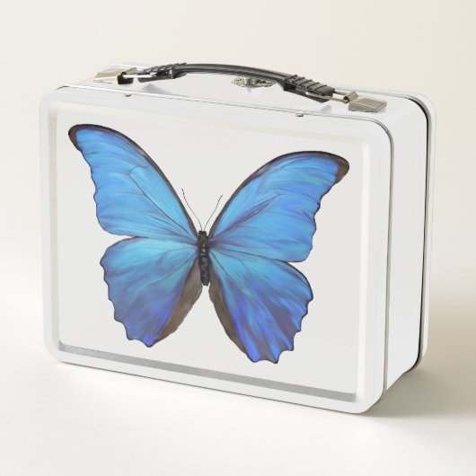 Lunch Box - Blue Morpho Butterfly (Achterkant)