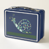 Lunch Box - Blue Stone Snail (Achterkant)