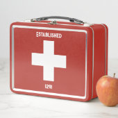 Lunch Box Croix Suisse - Established 1291 (In situ)